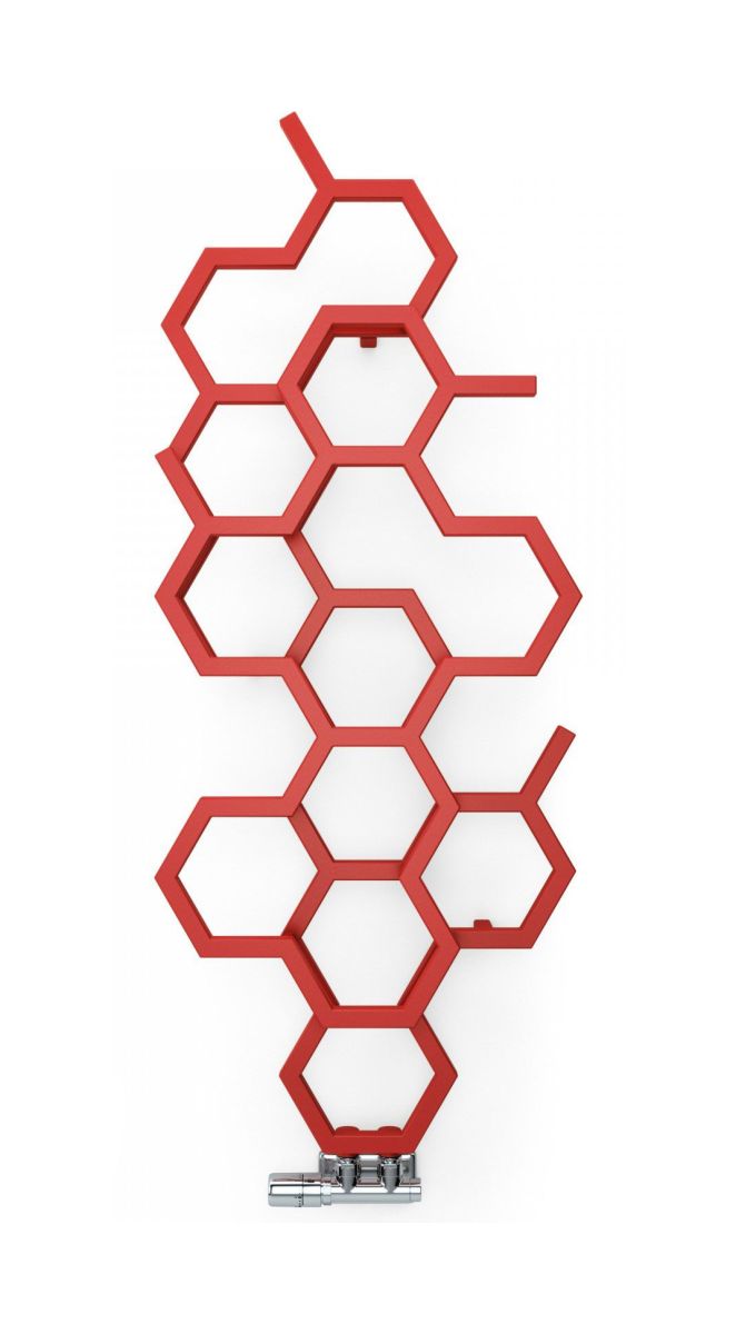 Terma Hex grzejnik łazienkowy 170x57,3 cm biały WGH2X170057K916ZX