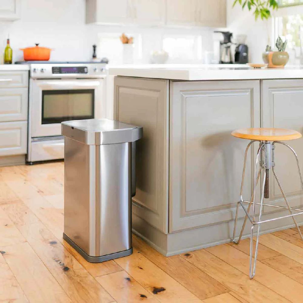 Simple Human kosz na śmieci 58 l stal ST2031