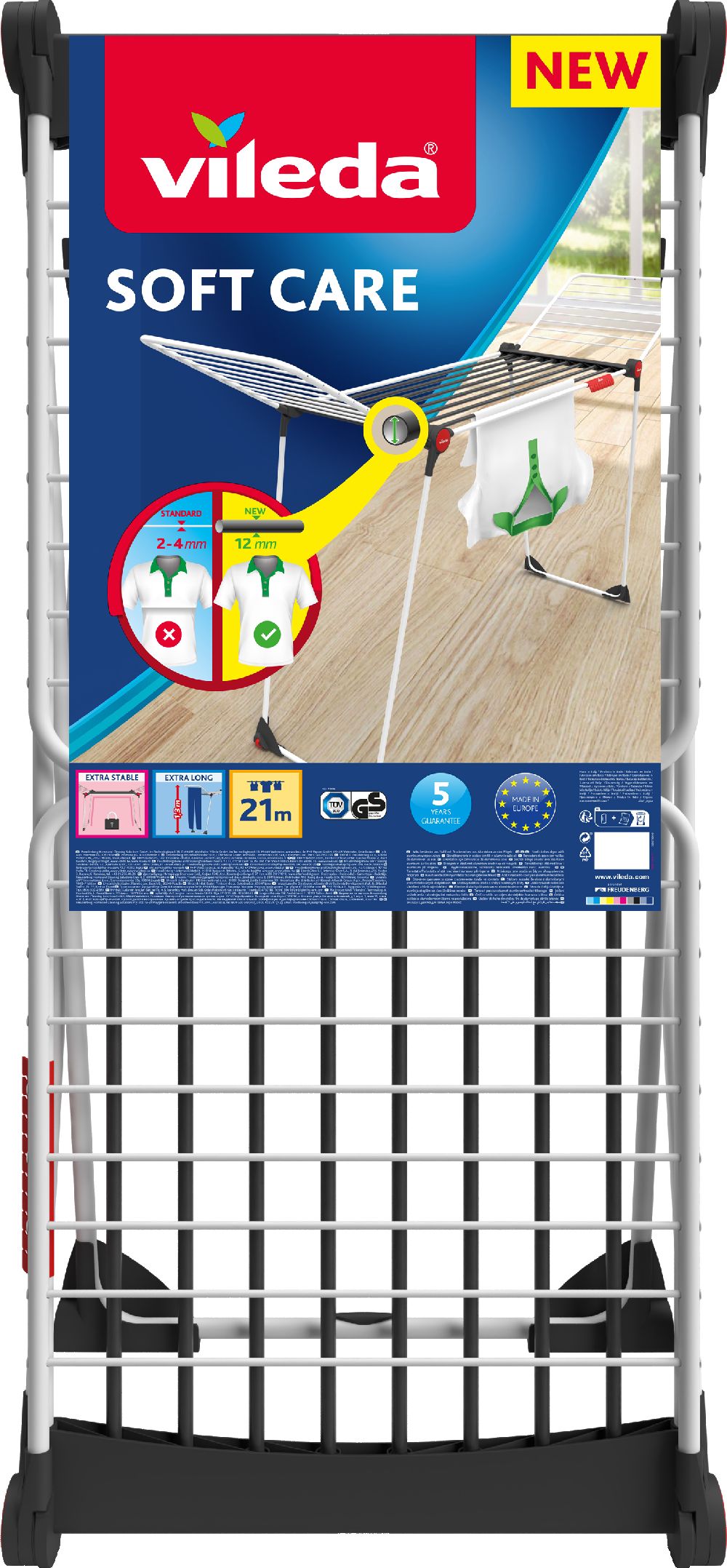 Vileda Soft Care suszarka na pranie stojąca 170775 - Wysyłka w 24h