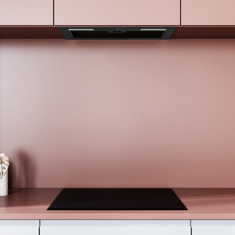 Globalo Design Pimotion okap kuchenny 60 cm podszafkowy czarny PIMOTION_60_1_BLACK