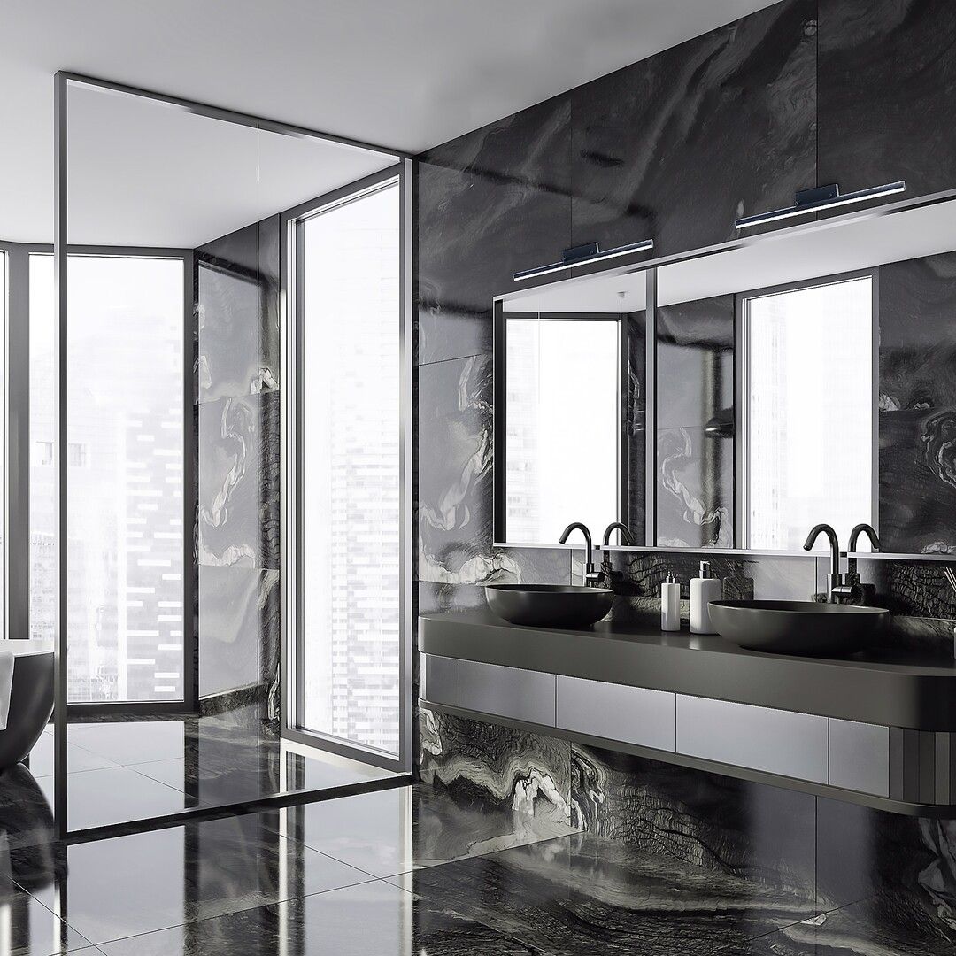 Rabalux Evan kinkiet 1x18W LED czarny mat/biały 2167