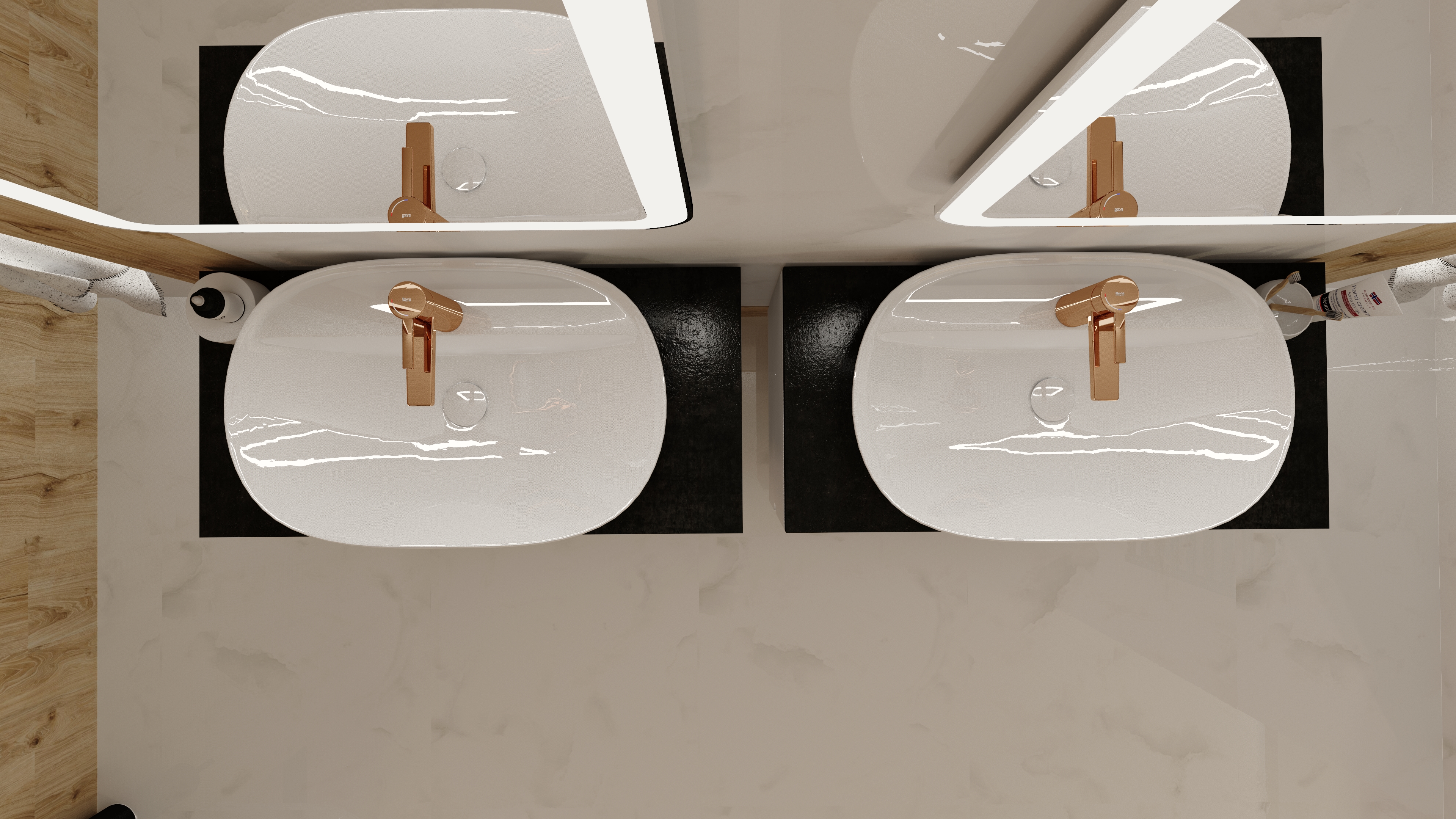 LaVita Pereya Grande umywalka 60,5x40 cm nablatowa biały połysk - Wysyłka w 24h