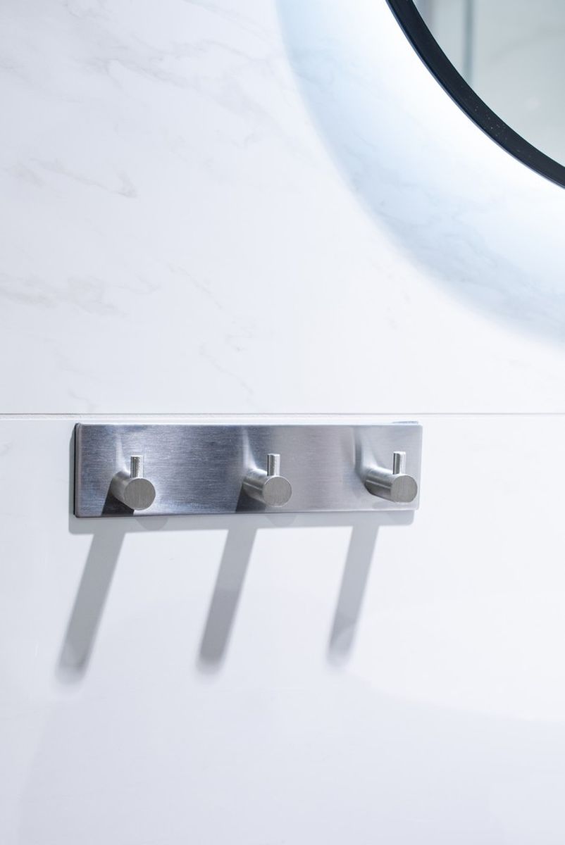 AWD Interior wieszak na ręcznik potrójny stal nierdzewna AWD02091294