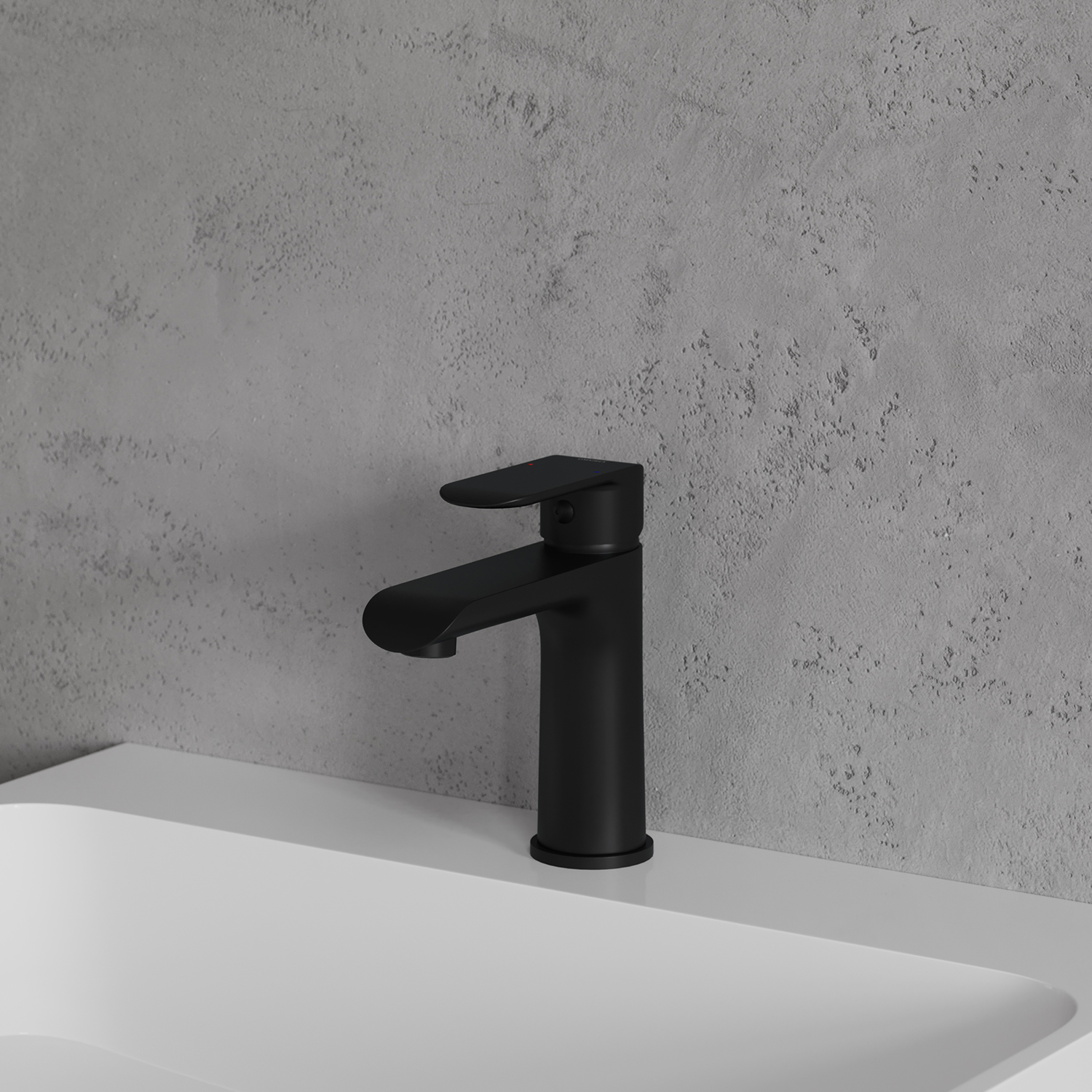 Omnires Sacramento bateria umywalkowa stojąca czarny mat SC2310BL - Wysyłka w 24h