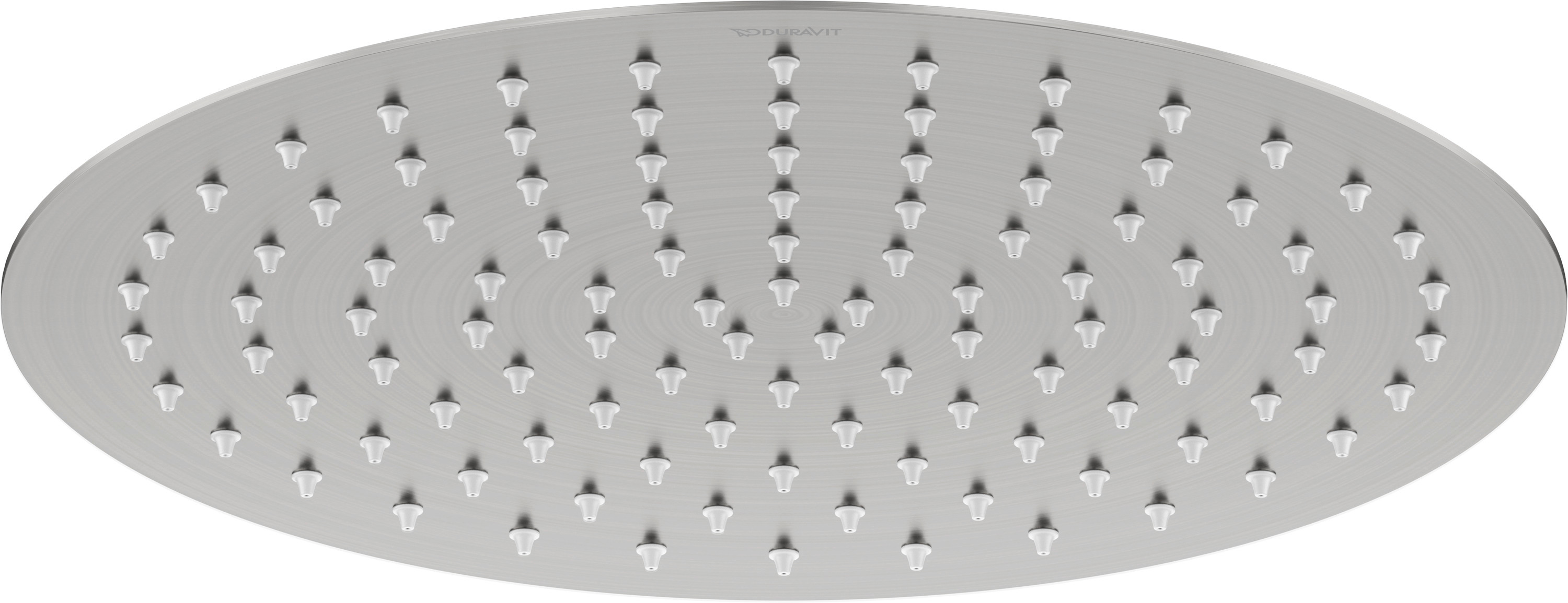 Duravit deszczownica 30 cm okrągła stal szczotkowana UV0660020070