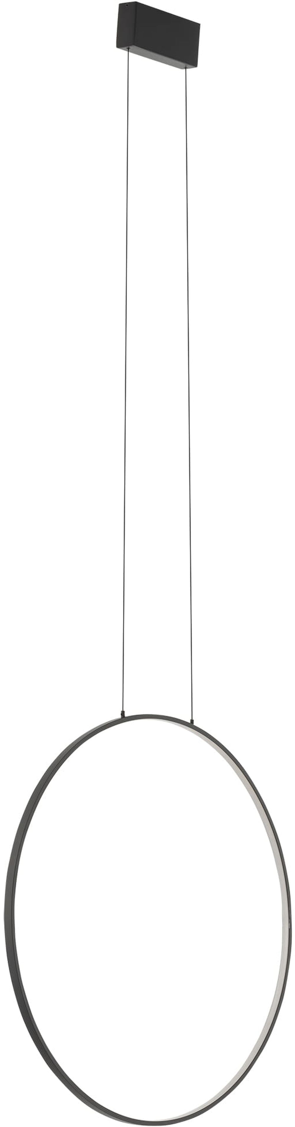 Nowodvorski Lighting Circolo lampa wisząca 1x21W LED czarny 10861