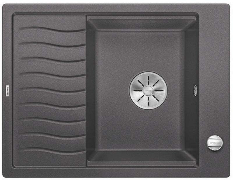 Blanco Elon 45 S zlewozmywak 65x50 cm z Silgranit PuraDur szarość skały 524815