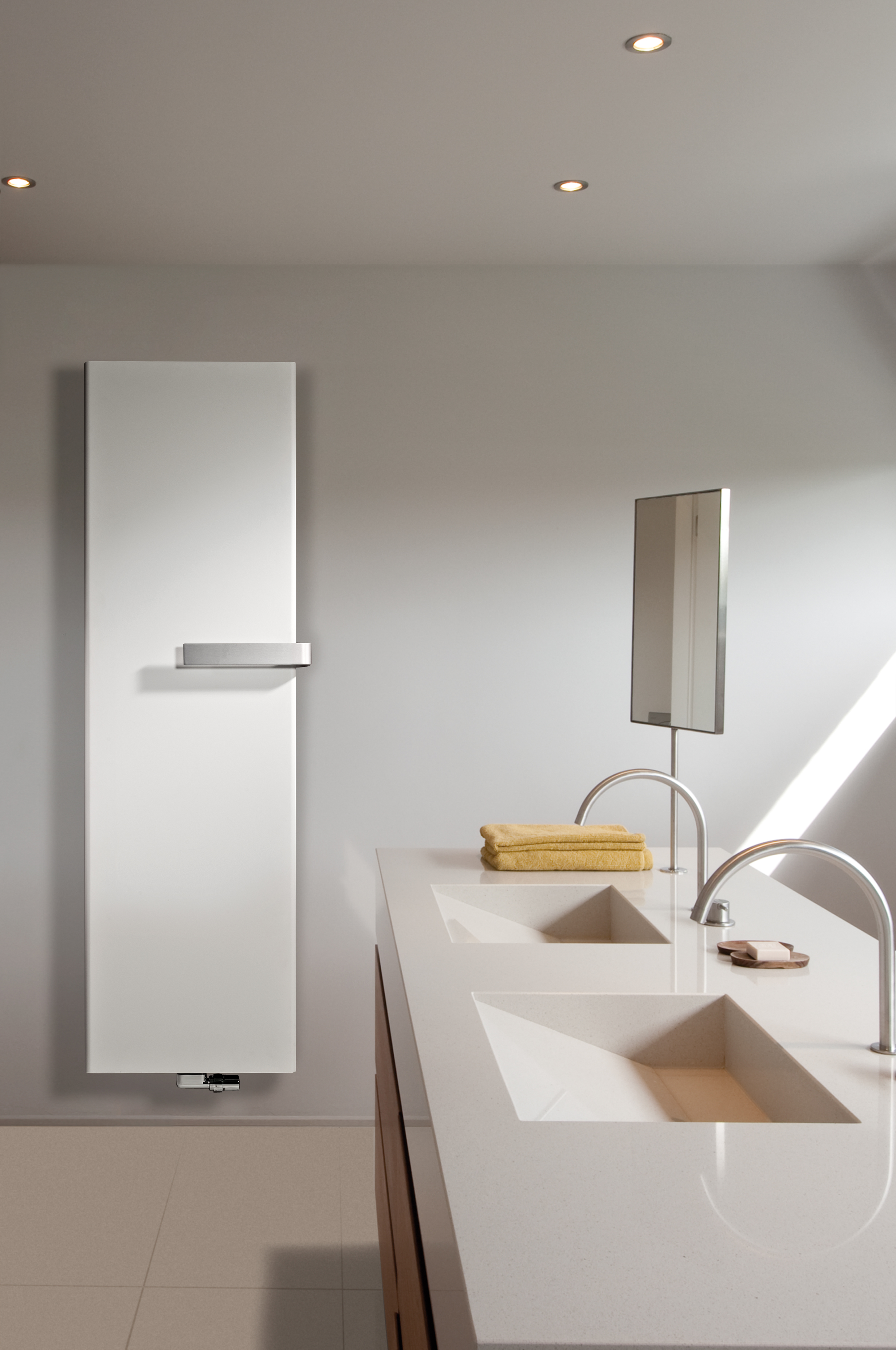 Kermi Niva N2L1 poręcz do grzejnika 37,2 cm aluminium ZC01580001