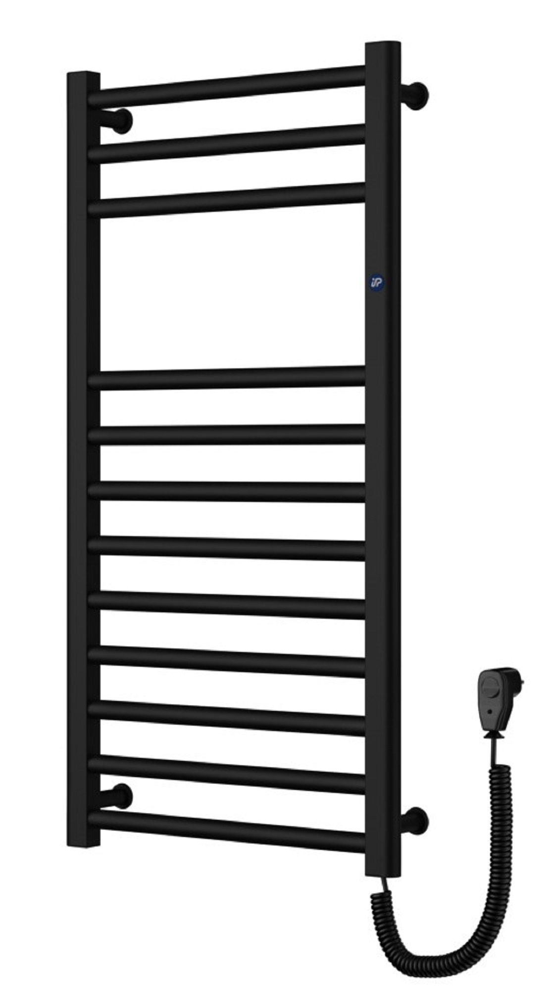 Instal Projekt Viking Electro grzejnik elektryczny 122,3x53 cm czarny mat VIKE-50/120C31