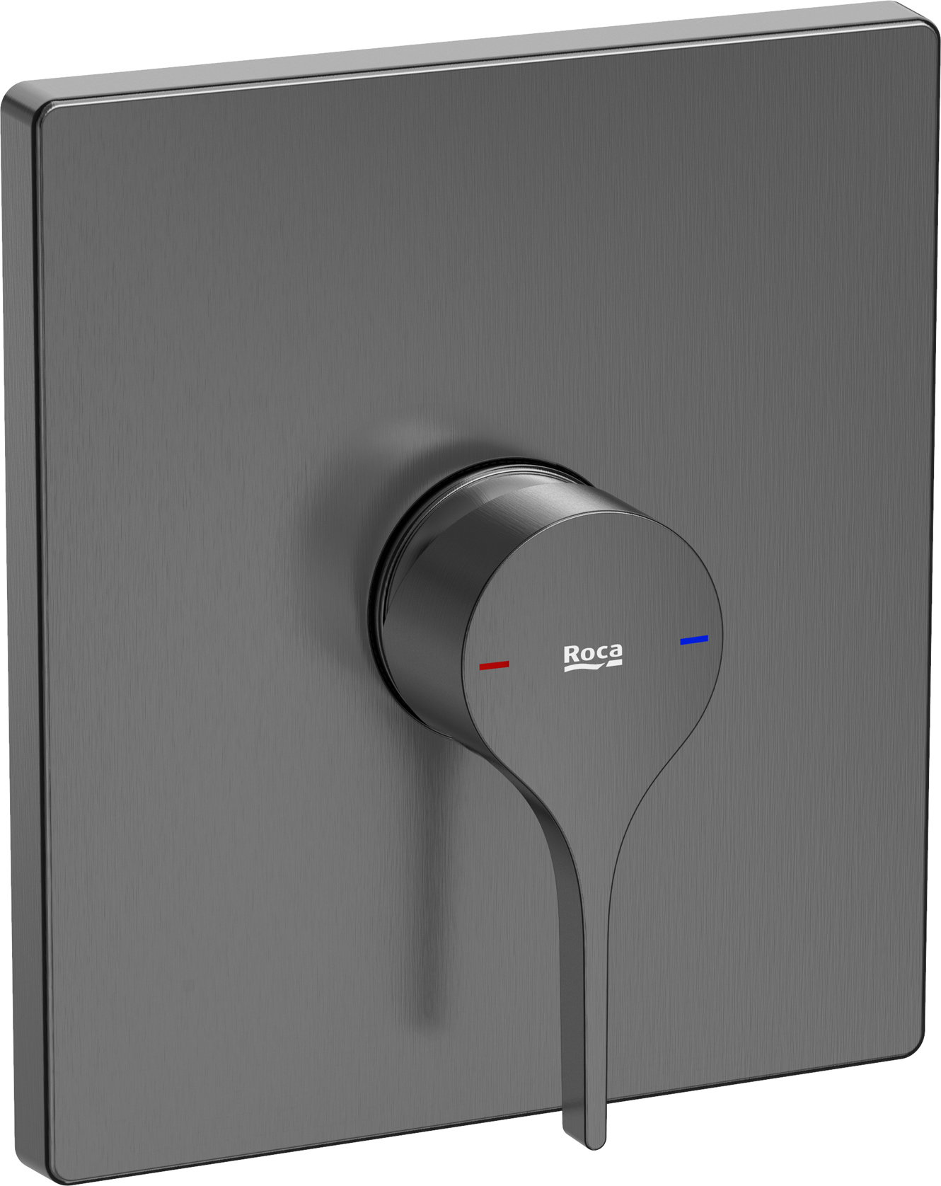 Roca Insignia Black bateria prysznicowa podtynkowa czarna A5A2B3ANM0