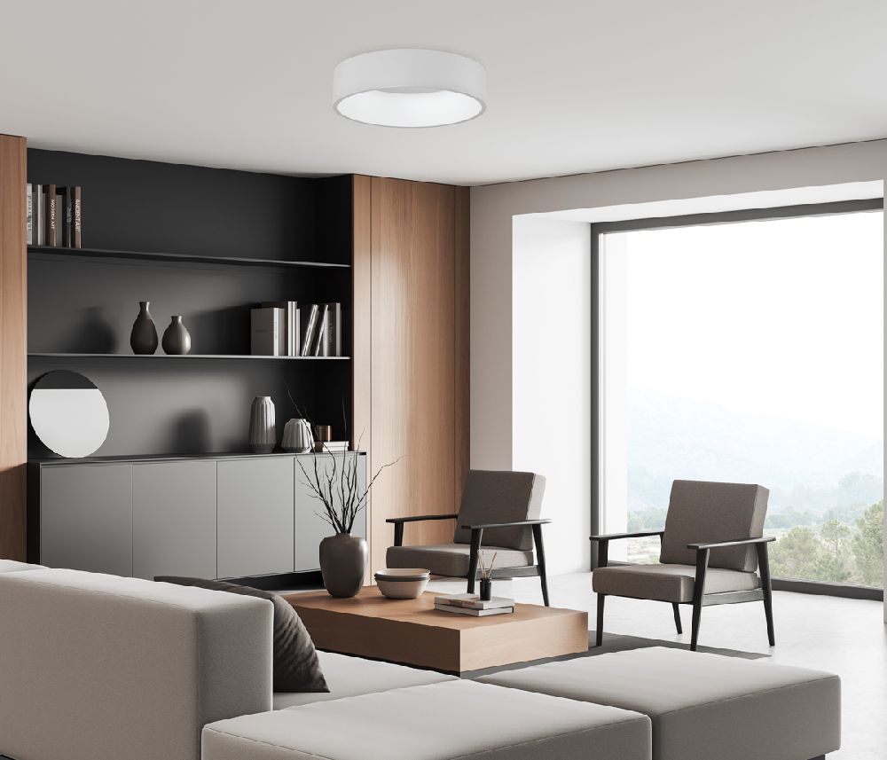 Italux Chiara plafon 1x42 W biały 3945-842RC-WH-3