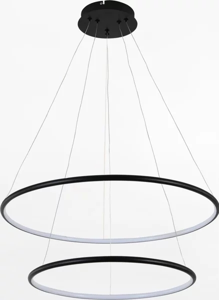 Zuma Line Marseille lampa wisząca 2x40 W czarna PL201004B-2BK