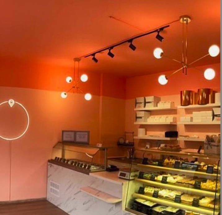 Argon Abstract lampa podsufitowa 4x7W opal mat/mosiądz 1695