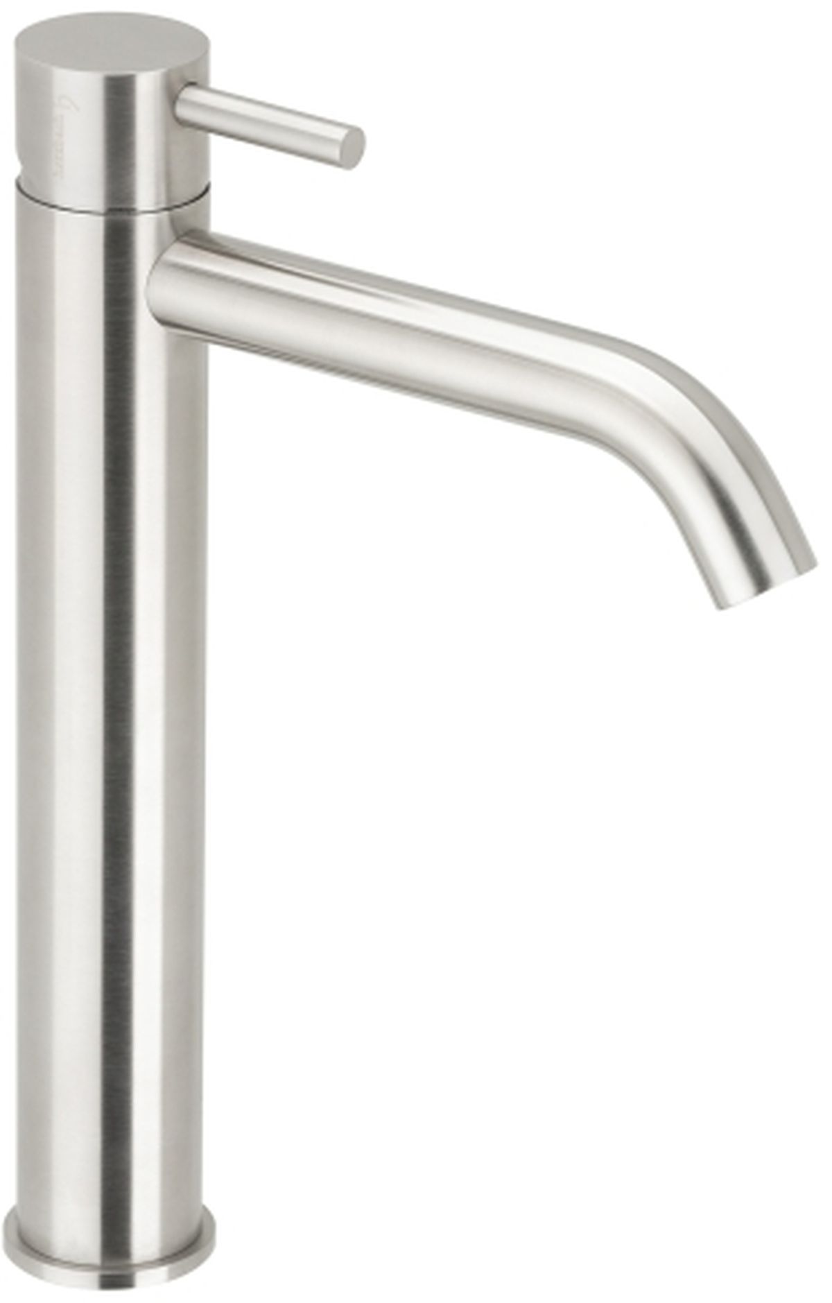 Herzbach Deep iX bateria umywalkowa stojąca wysoka stal szczotkowana 28.203520.2.09