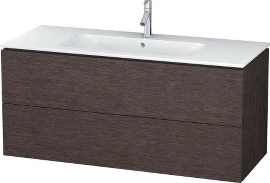 Duravit L-Cube szafka 122 cm podumywalkowa wisząca ciemny dąb szczotkowany LC624307272