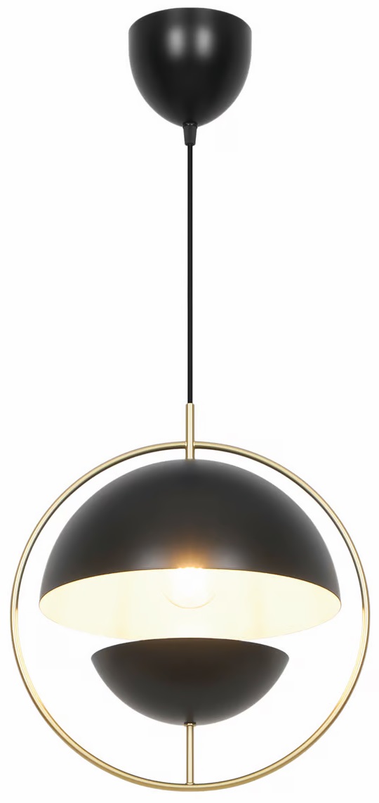 Nordlux Tavia lampa wisząca 1x40 W czarna 2412353003