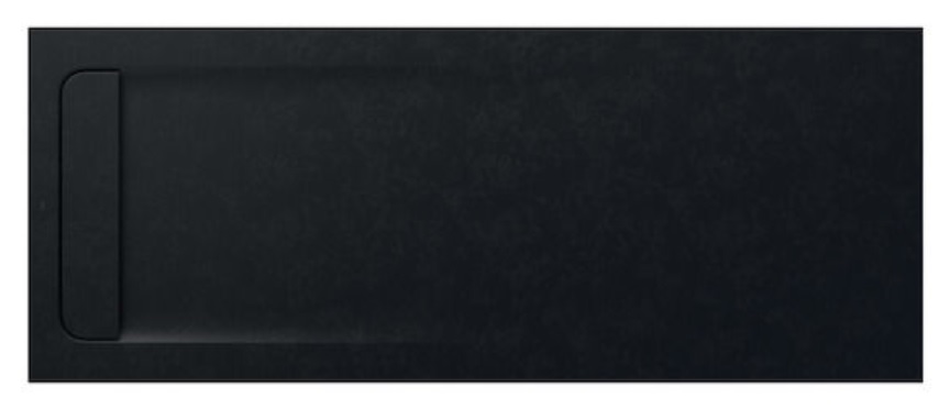 Roca Aquos brodzik 180x80 cm prostokątny kompozyt Stonex czarny AP60170832001400