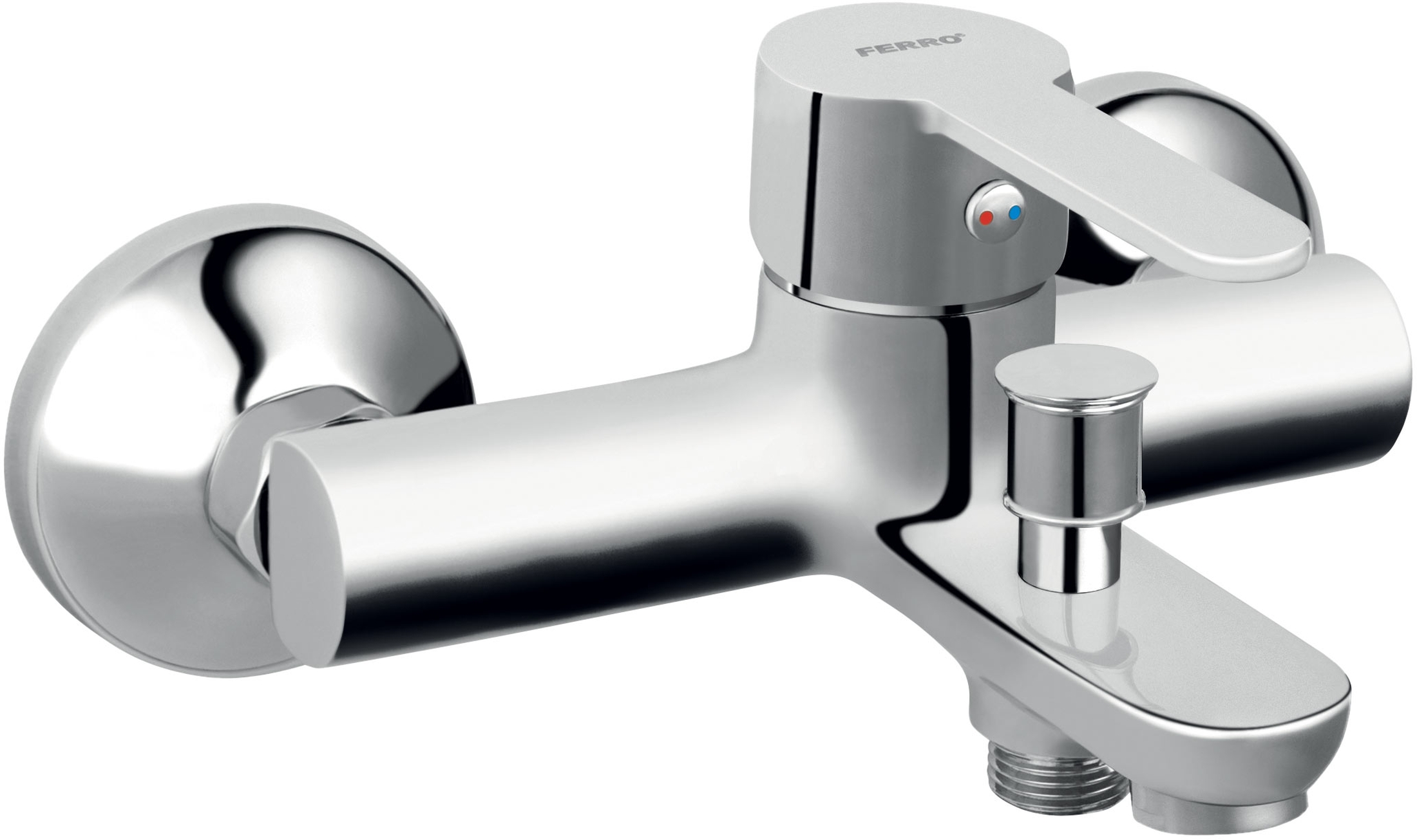 Ferro Savio bateria wannowo-prysznicowa ścienna chrom BSV1