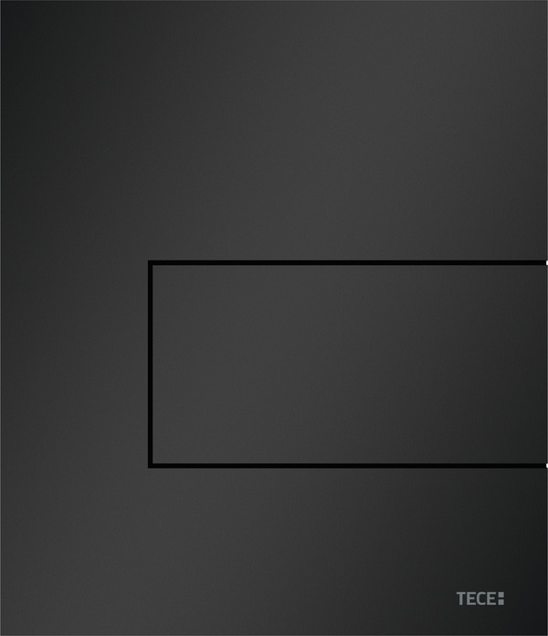 Tece Square przycisk spłukujący do pisuaru czarny mat 9242813