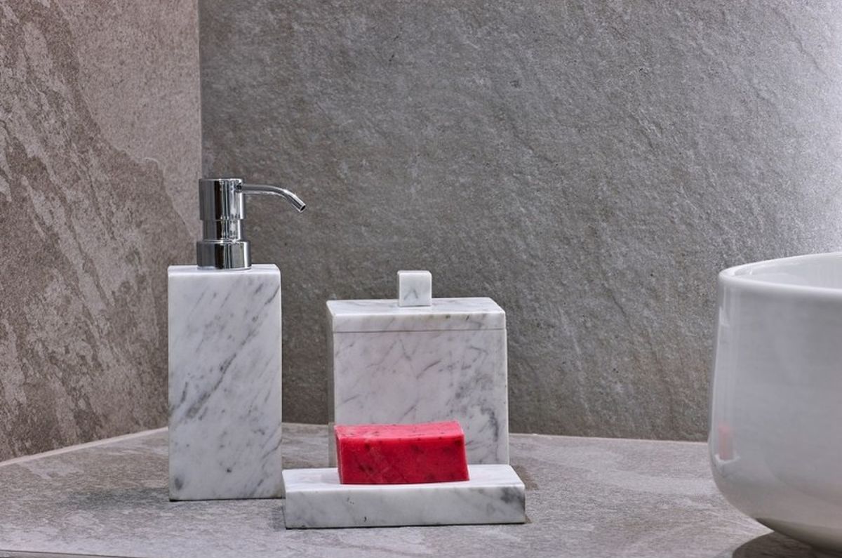 Q-Bath Pure Natural mydelniczka stojąca biała AWD02341521