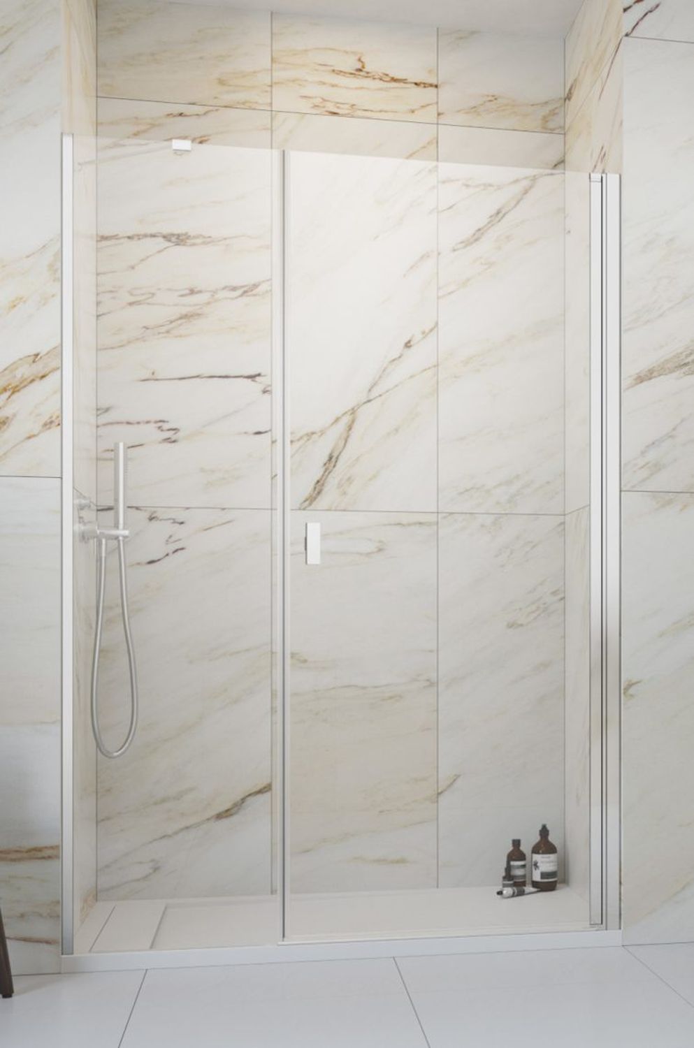 Radaway Nes 8 DWS drzwi prysznicowe 110 cm prawe chrom/szkło przezroczyste 10078110-01-01R/10078111-01-01