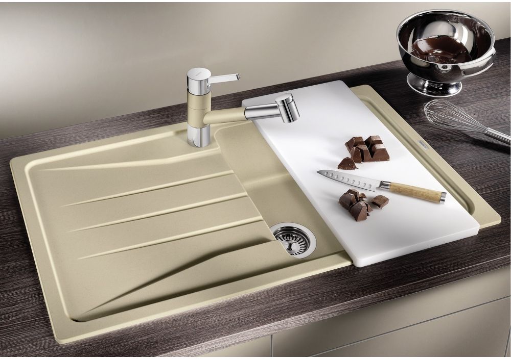 Blanco Sona 5 S zlewozmywak 86x50 cm Silgranit czarny 525972