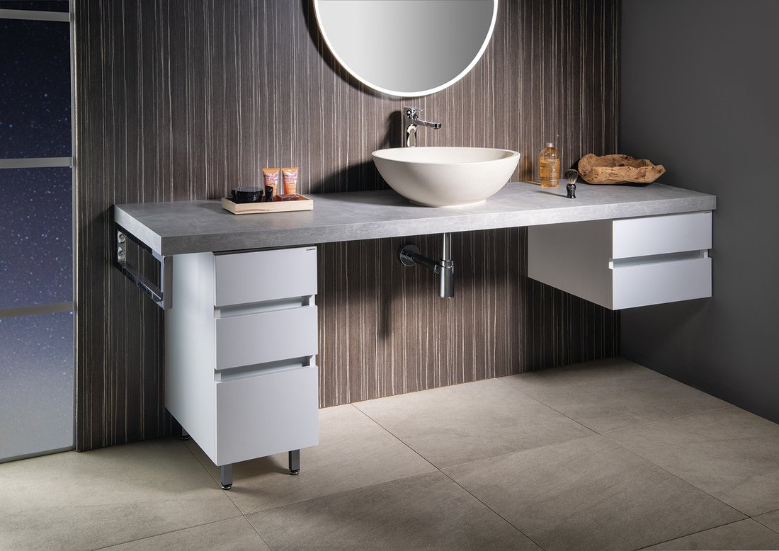 Sapho Avice szafka 30 cm stojąca boczna biała AV062-3030