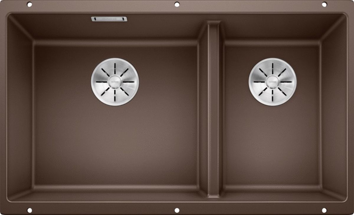 Blanco Subline 430/270-U zlewozmywak granitowy 72,5x40 cm brązowy 523160