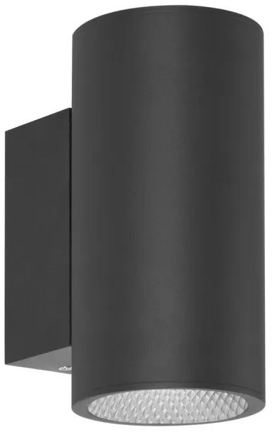 Italux Lenta kinkiet zewnętrzny 1x20 W czarny piaskowany OWL-2805-2-3K