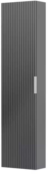 Oristo Etna szafka 40x17x160 cm boczna wisząca czarna OR52-SB1D-40-8R