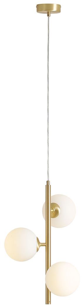 Aldex Fin lampa wisząca 3x10 W mosiądz 1120E40_S