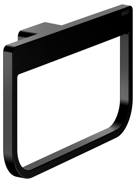 Keuco Aveno wieszak na ręcznik obręcz czarny mat 14621370000