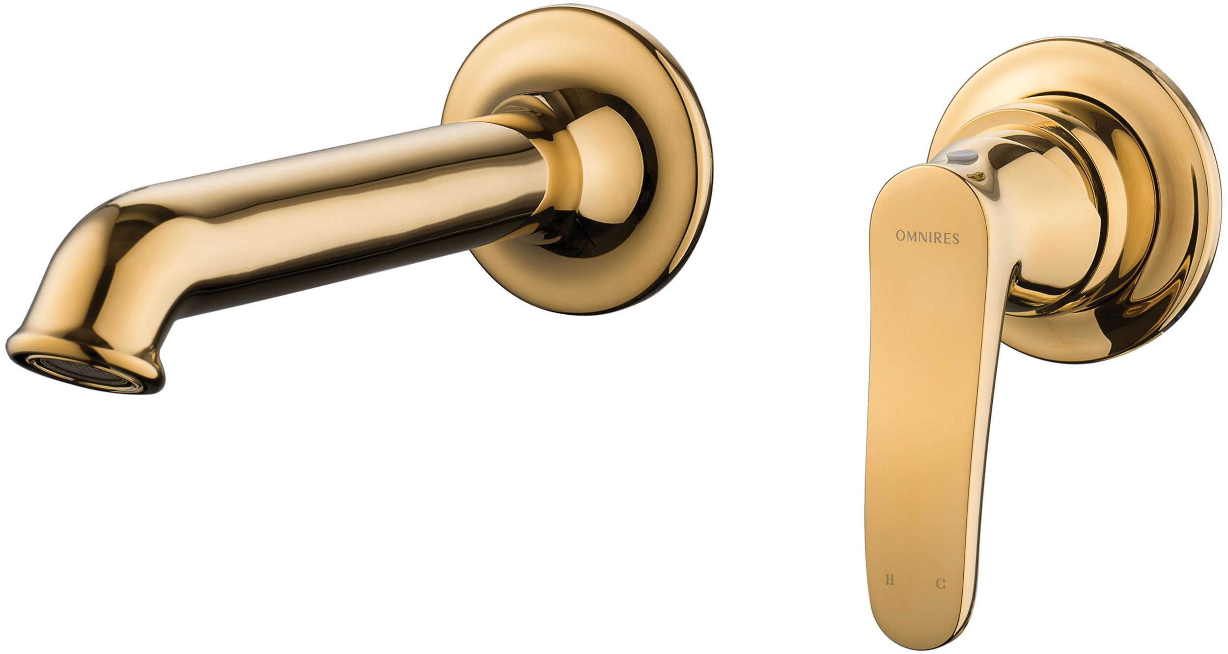 Omnires Art Deco bateria umywalkowa podtynkowa złoty połysk AD5115GL - Wysyłka w 24h