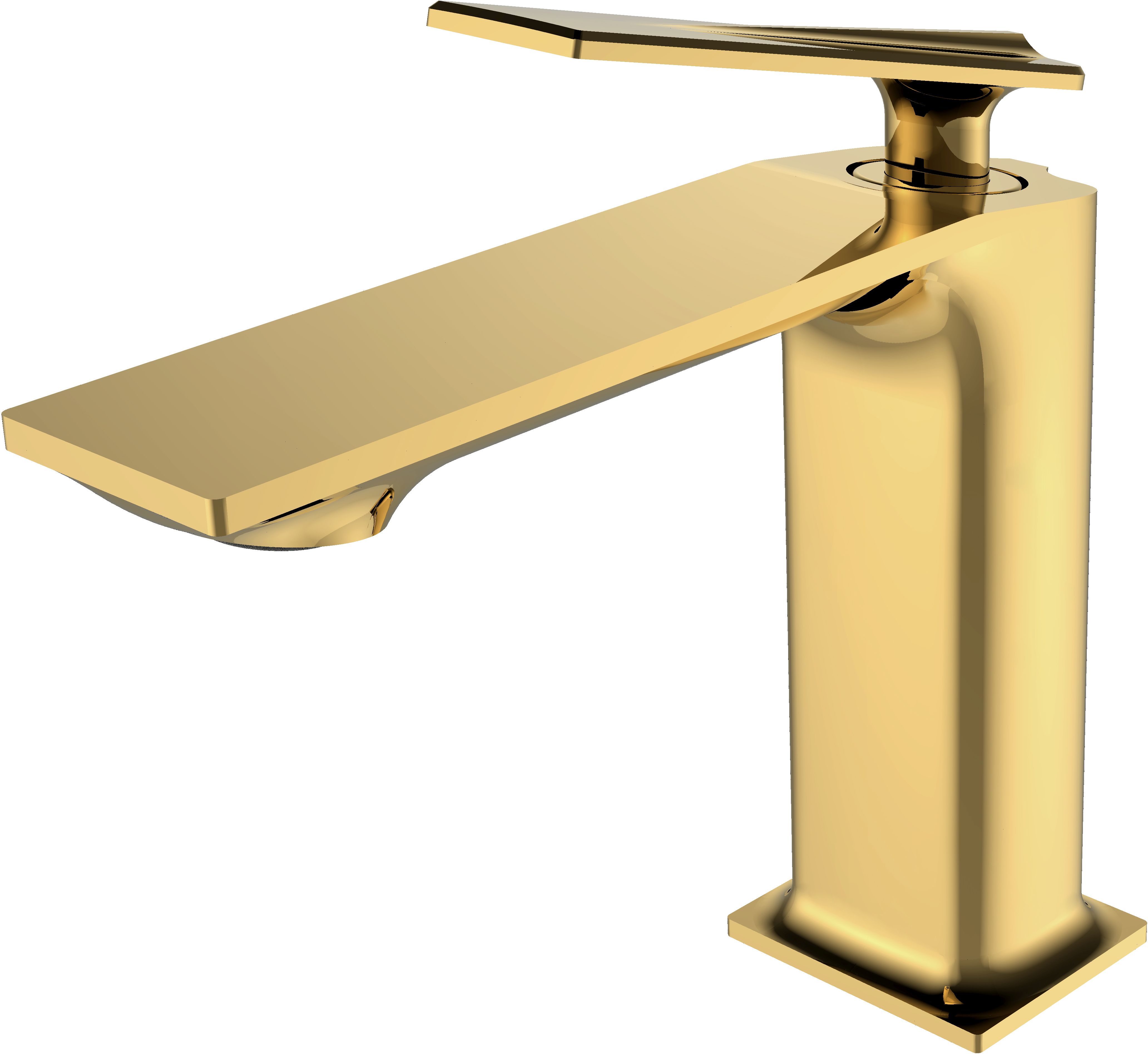 Besco Aspira II bateria umywalkowa złoty połysk BU-AII-ZL