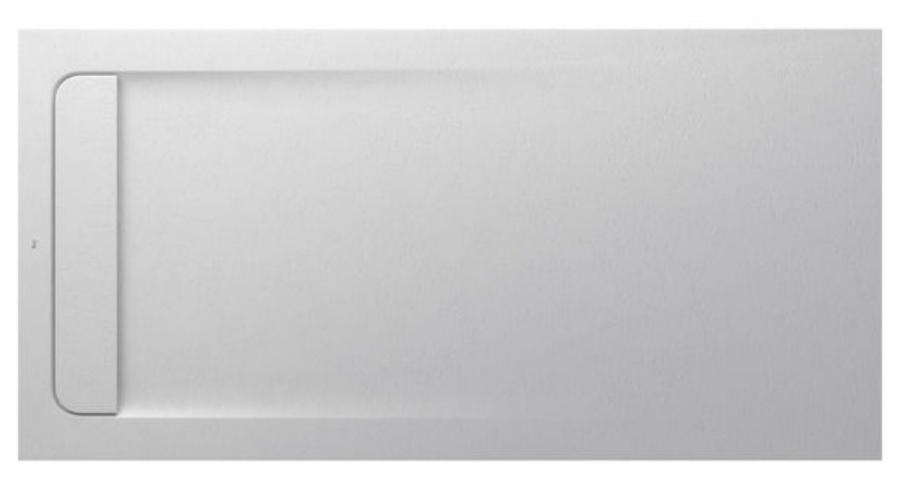 Roca Aquos brodzik 160x80 cm prostokątny kompozyt Stonex biały AP60164032001100