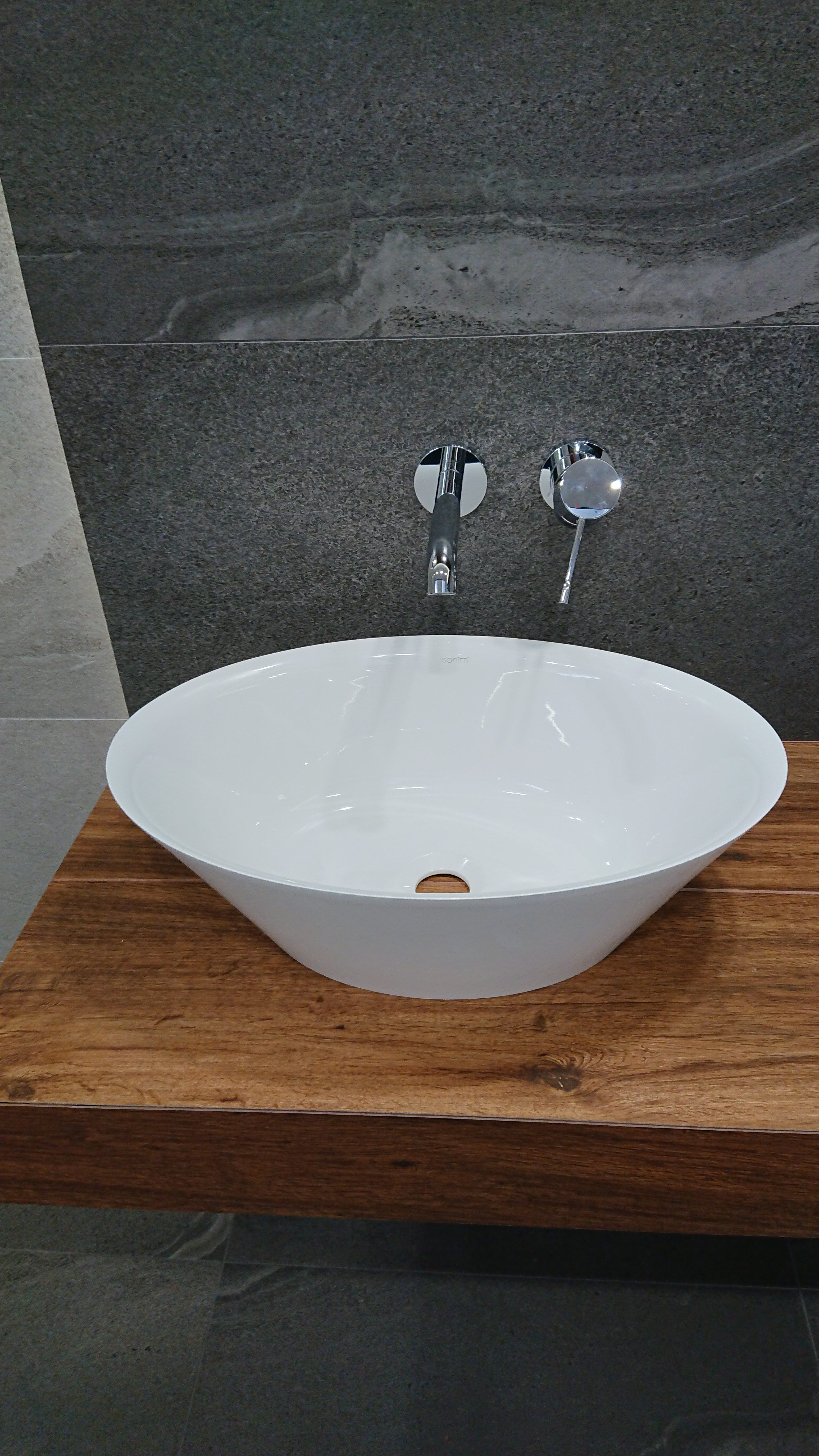 Sanitti Sei umywalka 50x35 cm nablatowa biały połysk SEI-50-BP