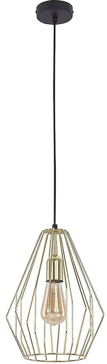 TK Lighting Brylant Gold lampa wisząca 1x60W złota/czarna 2788 - Wysyłka w 24h