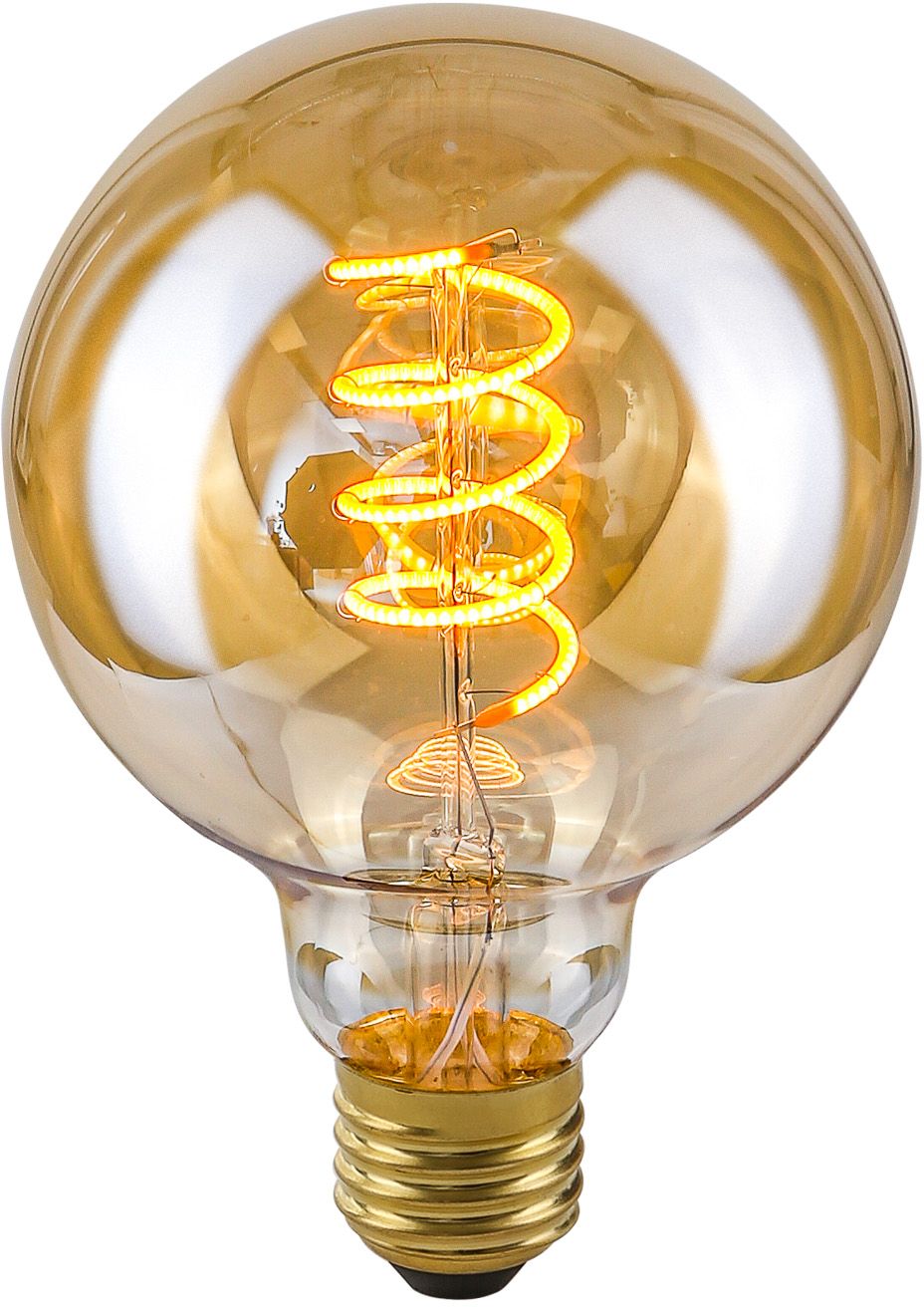 Italux Spiral Amber żarówka LED 1x4 W 2200 K E27 LDS-G95-SA G95