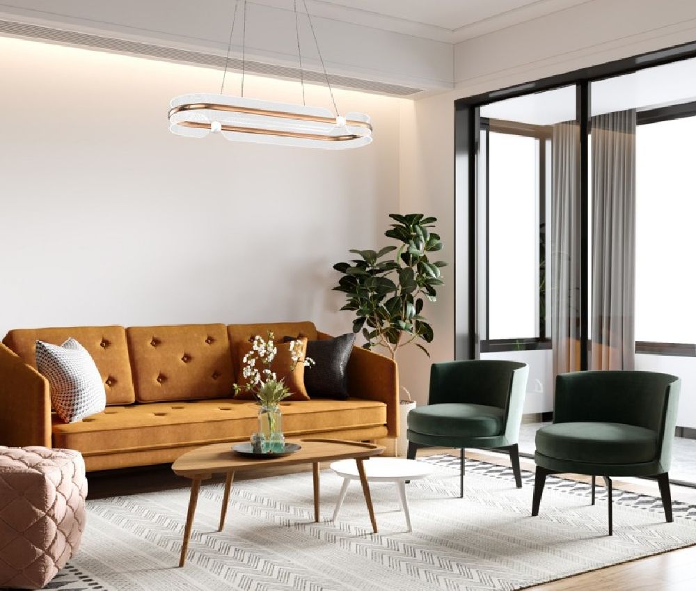 Italux Sopla lampa wisząca 1x56 W biała PND-63728-56W-3K-GD