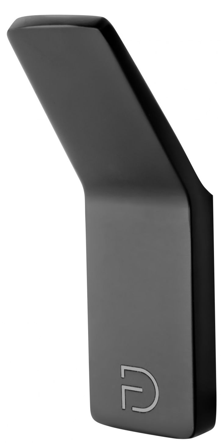 FDesign Piazza wieszak pojedynczy czarny mat FD6-PZA-07-22