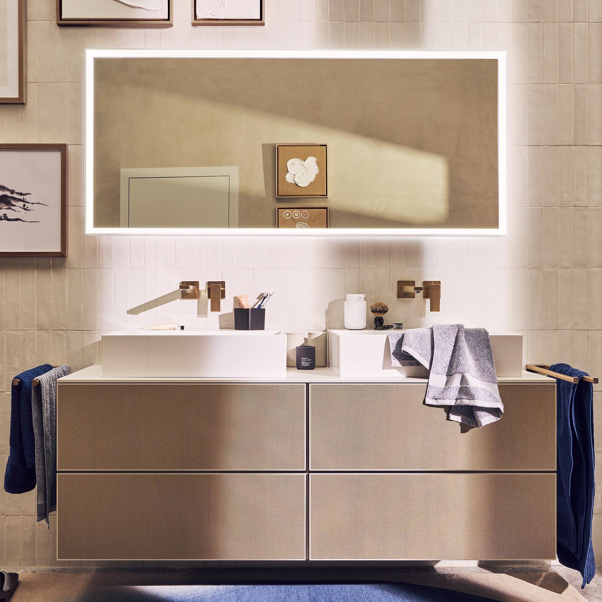 Hansgrohe Xevolos E umywalka 60x48 cm nablatowa prostokątna SmartClean biały 61095450