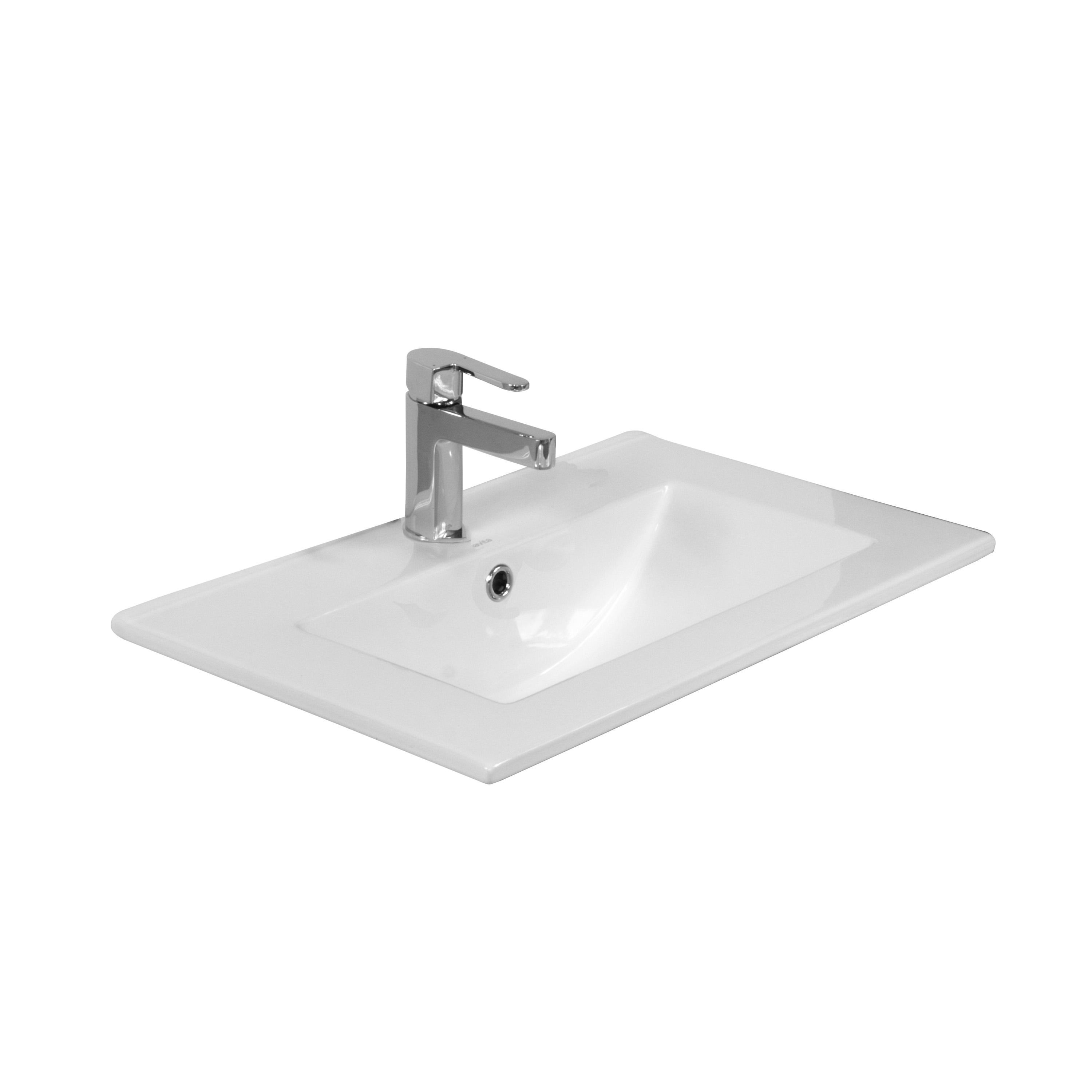 LaVita Floryda 60 umywalka 61,5x40,5 cm meblowa biały połysk - Wysyłka w 24h