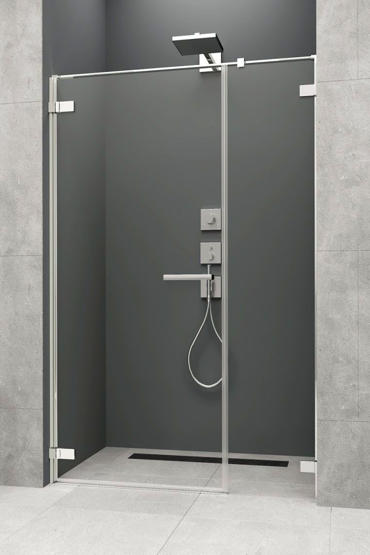 Radaway Arta DWS ścianka prysznicowa 51,5 cm lewa chrom/szkło przezroczyste 386095-03-01L