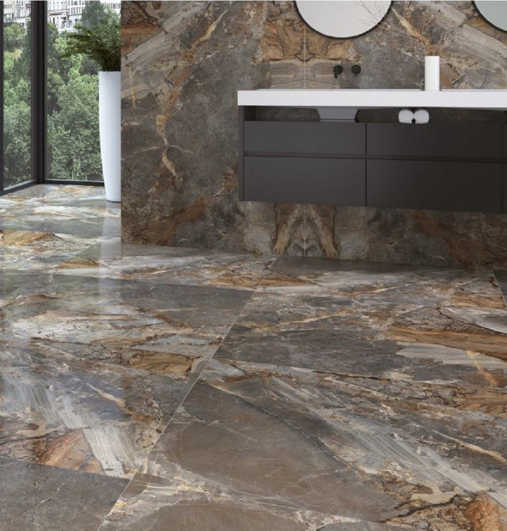 Magnifica Maldivas płytka ścienno-podłogowa 120x60 cm beżowa-niebieska-szara-mix kolorów