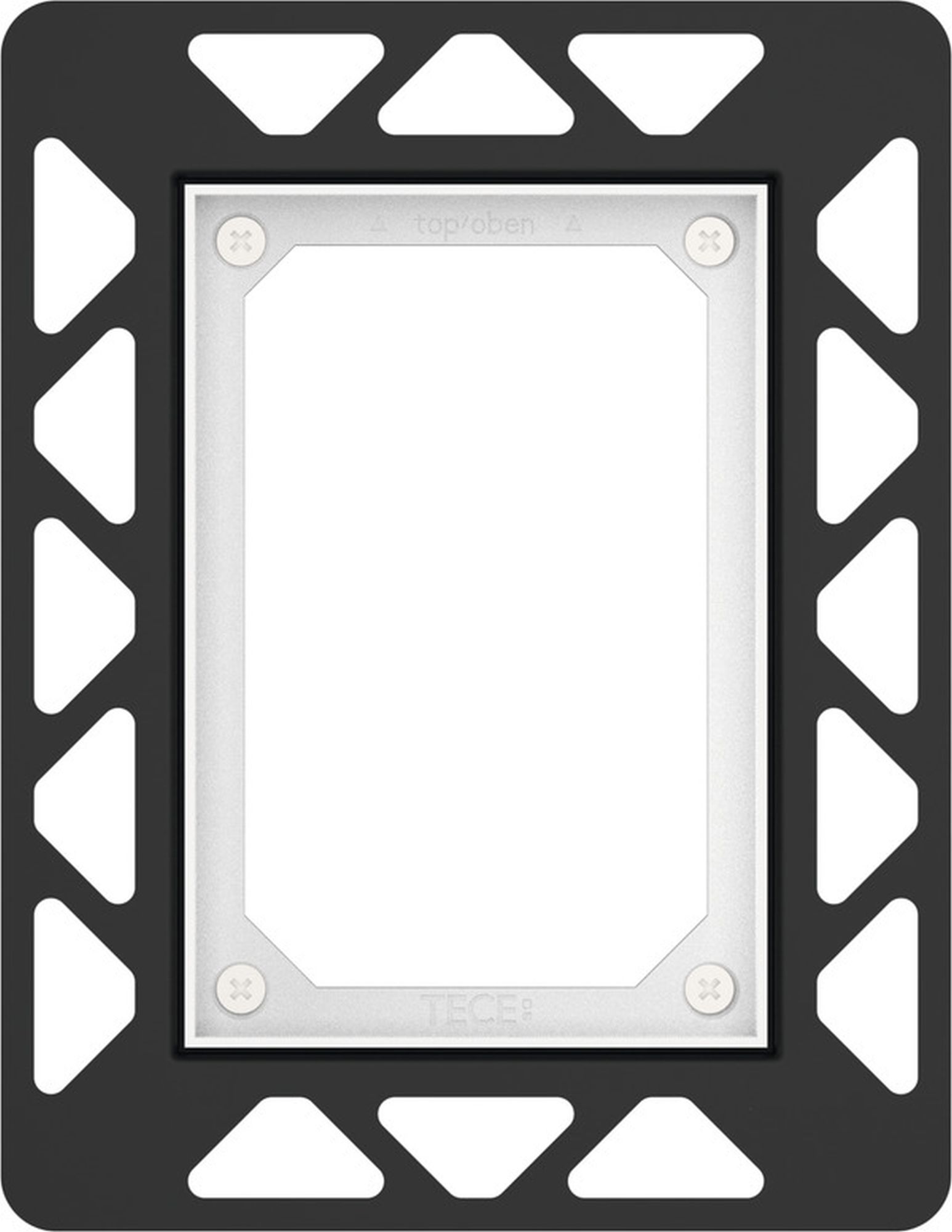 Tece Filo ramka montażowa czarny połysk 9242042