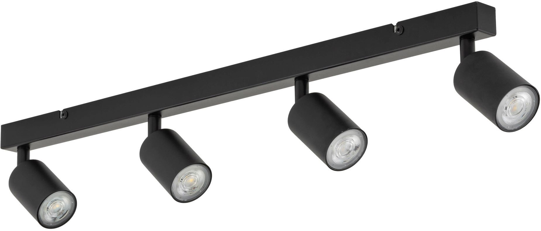 TK Lighting Top lampa podsufitowa 4x10 W czarna 6177