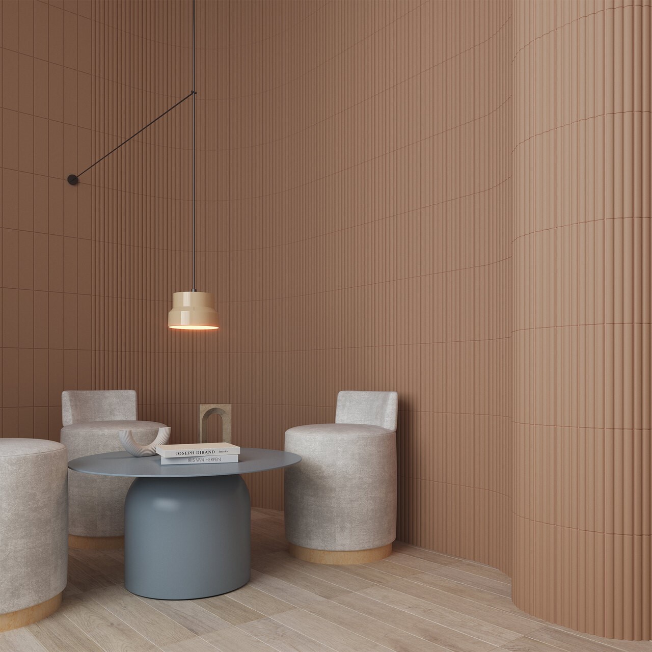 Cil Decor Match dekor ścienny 25x6,25 cm Tan Gloss