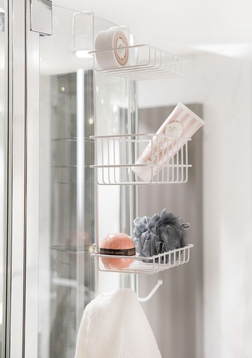 AWD Interior półka łazienkowa 22,5 cm potrójna biała AWD02081479