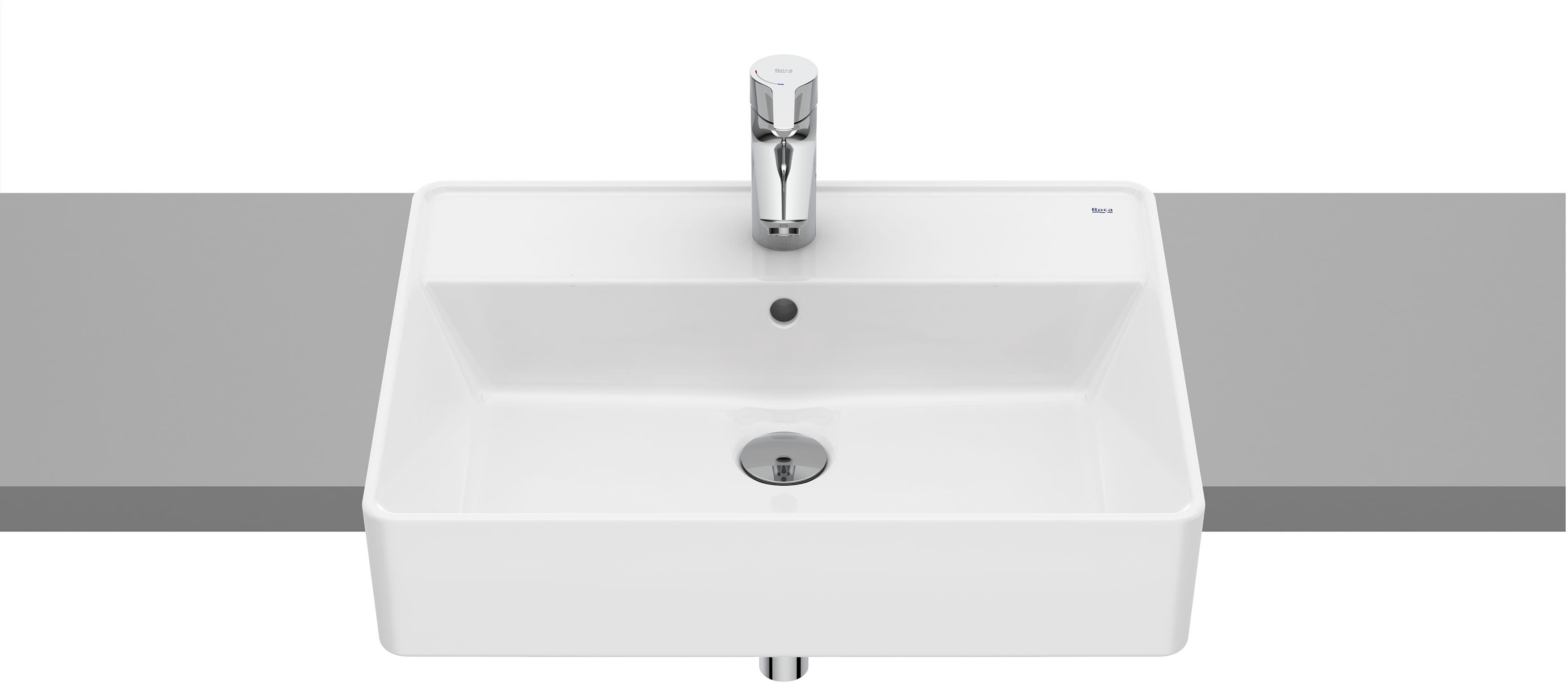 Roca Gap umywalka 55x42 cm wpuszczana prostokątna biała A3270YG000 - Wysyłka w 24h