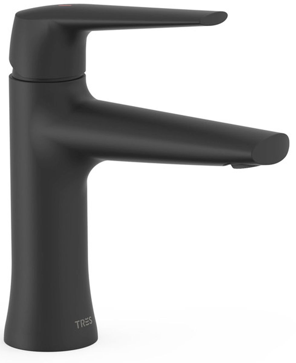 Tres Fuji bateria umywalkowa stojąca czarny mat 28110301NM